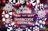 Merry Christmas from Inverclyde Council artwork