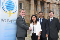 PG Paper welcomed to Custom House