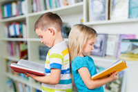 Library Child Reading