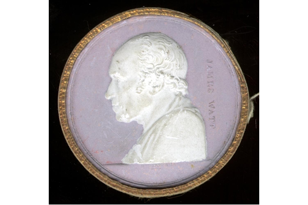 Cameo of James Watt (1756-1819) by William Wyon (1795-1851) - 1997.220 © McLean Museum and Art Gallery, Greenock