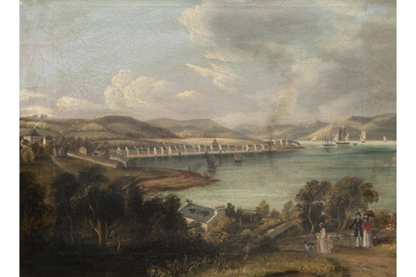 Gourock from the East by John Fleming (1792-1845) - Oil on canvas - 50 x 60 cm - circa 1828 - 1992.11 © McLean Museum and Art Gallery, Greenock.