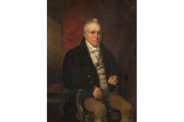 Robert Steele (1791-1879) by John Fleming (1792-1845) - Oil on canvas - 120.5 x 91 cm - 1826 - L1977.815 - © McLean Museum and Art Gallery, Greenock.