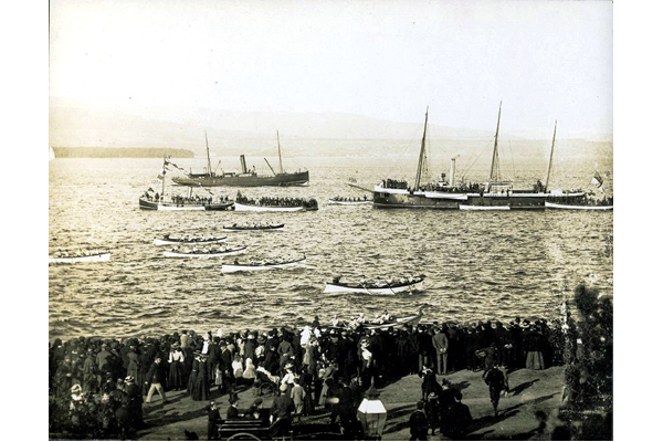 Regatta off Greenock Esplanade 1878 - Bromide print on paper - P134 - © McLean Museum and Art Gallery, Greenock