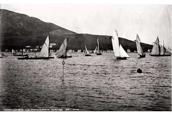 The Royal Yacht Club Opening Cruise at Hunter's Quay 1884 - Bromide print on paper by George Washington Wilson (1823-1893) - P1929 - © McLean Museum and Art Gallery, Greenock