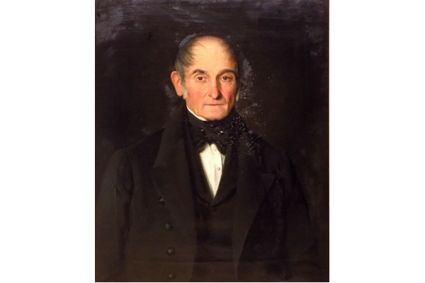 George Allan (d 1841) of Rosehill, Greenock. He was the founder of the Clyde Forge, Greenock which was inherited by his two sons on his death in 1841. - 2017.80 - ©McLean Museum and Art Gallery, Greenock.