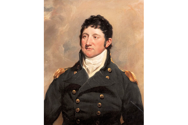 Sir Gabriel Wood was a locally born merchant's son who achieved high office serving the Crown. He was Vice-Consul for the State of Maryland, Commissary-General of Accounts in the West Indies and was knighted by King George IV in April 1825. On his death he bequeathed the funds to build the mariners' home which bears his name. - 1978.368 - ©McLean Museum and Art Gallery, Greenock.