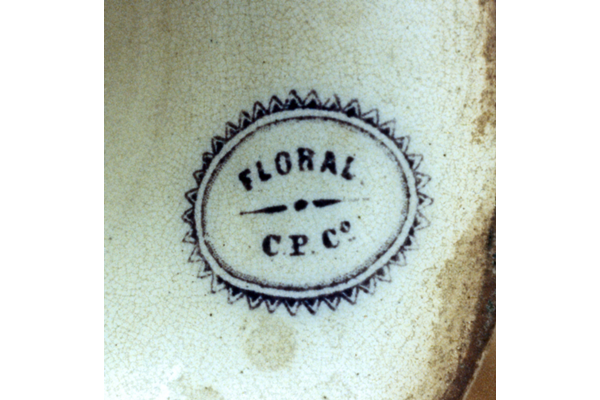 The ‘Floral’ design and mark is based on a convolvulus flower design, it is found on punchbowls. © McLean Museum and Art Gallery, Greenock.