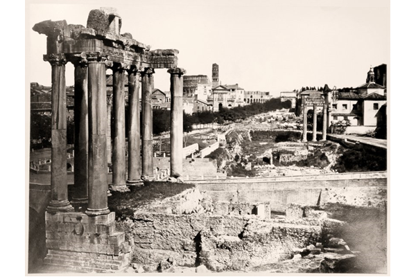 The Forum, Rome by Robert Turnbull Macpherson (1814-1872) - Albumen print on paper - 30.7 x 41.1 cm - 2017.110 - © McLean Museum and Art Gallery, Greenock