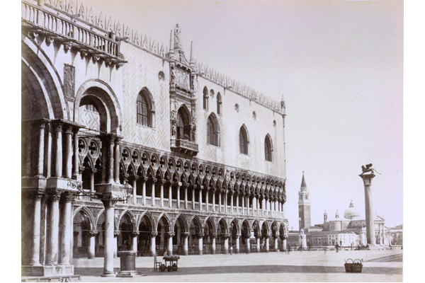 The Doge's Palace and the Island of St. George, Venice by Carlo Naya (1816-1882) - Albumen print on paper - 13.3 x 17.7 cm - 2017.134.7 - © McLean Museum and Art Gallery, Greenock