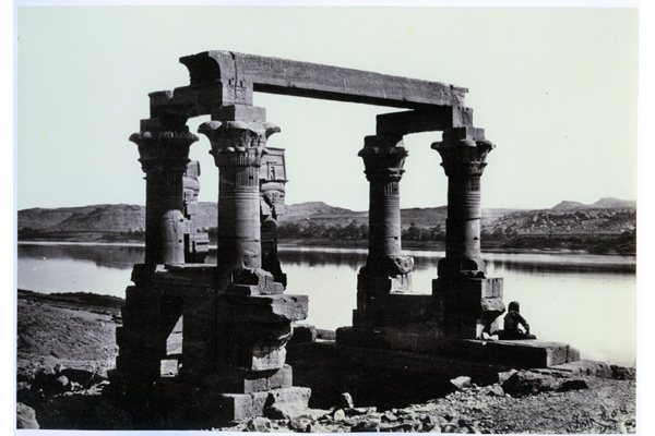 The Temple of Wady Kardassy, Nubia by Francis Frith (1822-1898) - Albumen print on paper - 1857 - 16.2 x 23.4 cm - 2017.140.7 - © McLean Museum and Art Gallery, Greenock