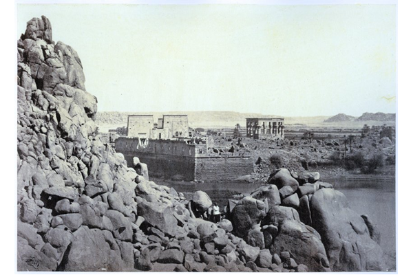 South End of Philae by Francis Frith (1822-1898) - Albumen print on paper - 16.2 x 23.2 cm - 1857 - 2017.140.4 - © McLean Museum and Art Gallery, Greenock