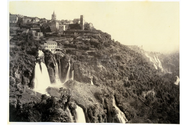 Cascade at Tivoli by Francis Frith (1822-1898) - Albumen print on paper - 17.3 x 23.8 cm - c. 1860 - 2017.138.15 - © McLean Museum and Art Gallery, Greenock