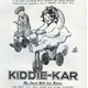 This advert for Hodge's dates from Christmas 1920 and indicates the growing middle class market for toys. The price of the 'Kiddie Kar' would have been greater than a week's wages for many working in the local shipyards and other industries. - Lithograph on paper - 1997.121 - © McLean Museum and Art Gallery, Greenock.