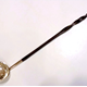 Early nineteenth century Greenock provincial silver punch ladle made by John Heron (fl 1815-1830). The ladle has a twisted whalebone handle and bears marks 'JH', oak tree, anchor & 'C'. - 2001.286 - ©McLean Museum and Art Gallery, Greenock.