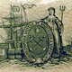This mark illustrates part of the Clyde Pottery business in supplying ceramics to ships. This example is found on a dinner plate and was made for the 'NUEVA COMPANIA SALTENA DE NAVECACION A VAPOR.' © McLean Museum and Art Gallery, Greenock.
