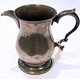 Pewter pitcher with open spout and handle made by Robert Galbraith (fl 1828-1873) of Glasgow around 1840. - 1976.108 - © McLean Museum and Art Gallery, Greenock