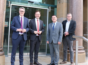 Council leader welcomes UK Government Minister to Inverclyde