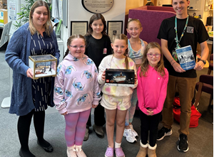 Port Glasgow Library building on LEGO® donation 