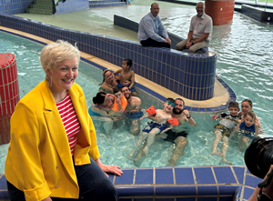 Free swimming proving a splash hit